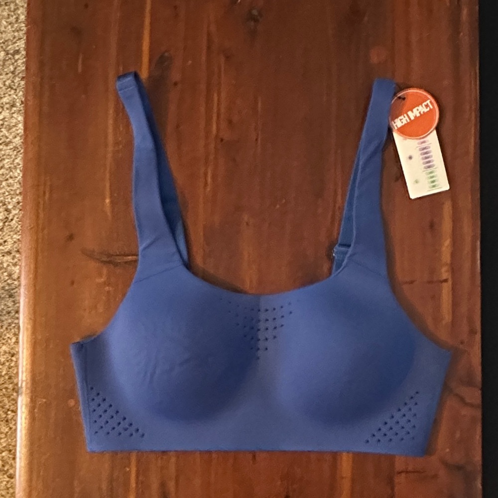 NWT Move Theology High-Impact Royal Blue Adjustable Sports Bra Small